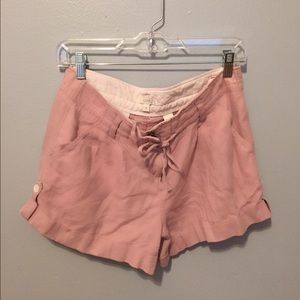 J crew linen shorts