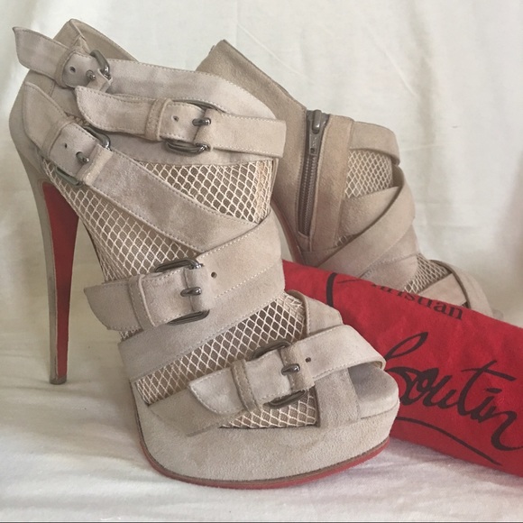 **SOLD** Christian Louboutin Mad Marta Ankle Boots - Picture 1 of 4