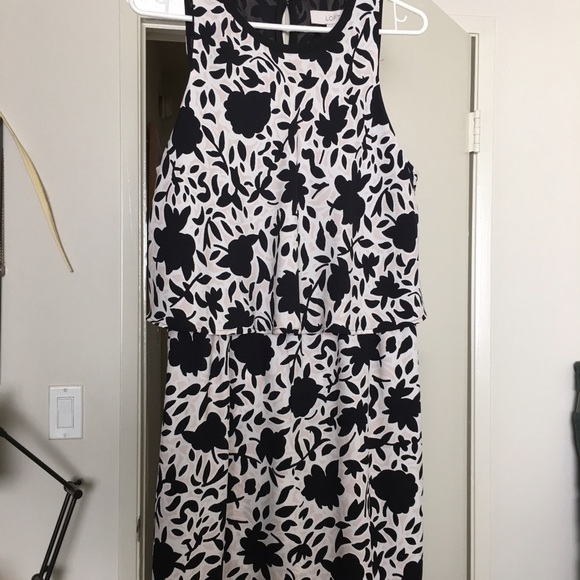 Strewn Floral Laid Dress Sz 10 - Picture 4 of 4