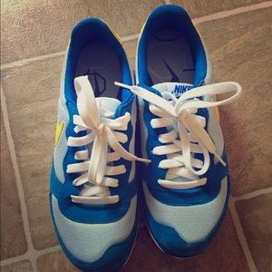 Nike Eclipse blue/yellow/white shoes 👟