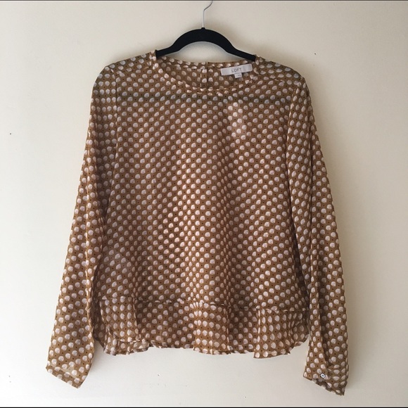 LOFT Patterned Blouse