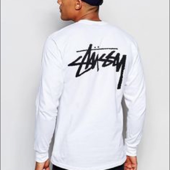 Stussy Other - GREY STÜSSY LONG SLEEVE SHIRT
