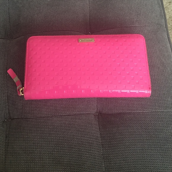 Kate spade wallet hot pink
