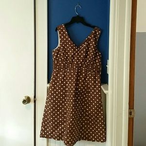 Brown Polka-dot sundress