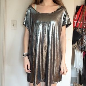 American Apparel Dresses - Metallic American Apparel Tunic Dress American Apparel Dresses - Metallic American Apparel Tunic Dress