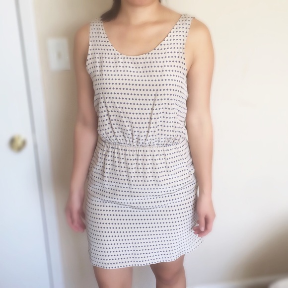 Marc by Marc Jacobs Cream & blue polka dots dress