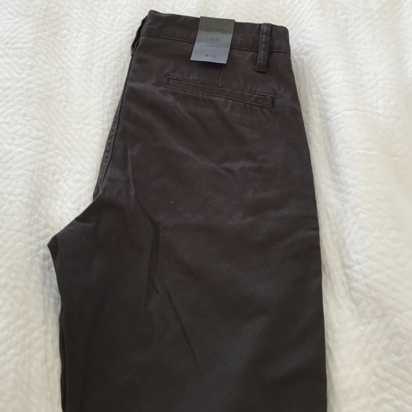 All Saints brown trousers