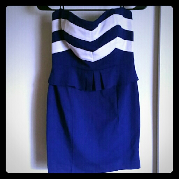 Royal blue dress