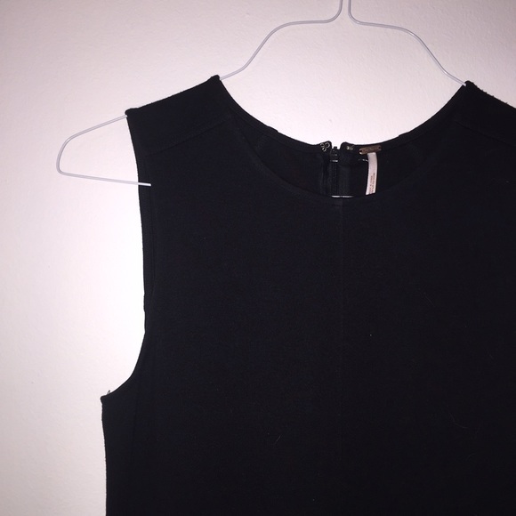 free people double knit drop waist shift. - Picture 3 of 4