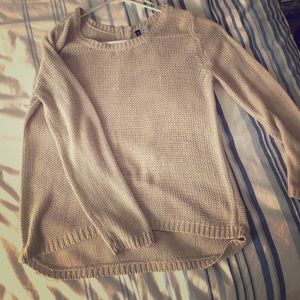 Knitted long sleeve top