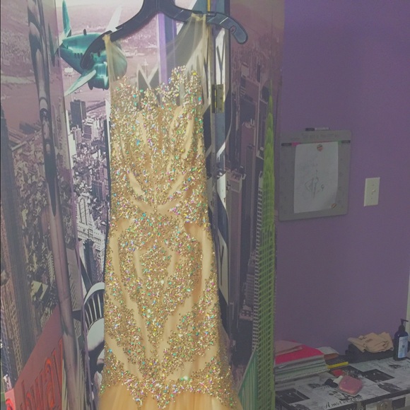 Stunning embellished prom dress