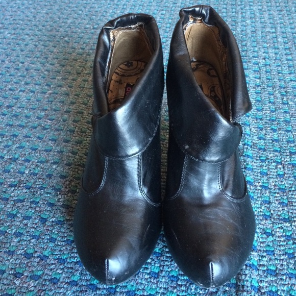 Dollhouse Black Ankle Boots