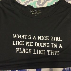 Rachel Roy black tank