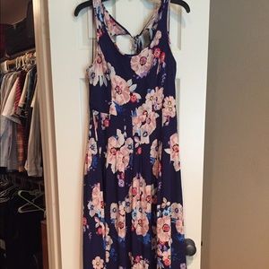 Floral maxi dress