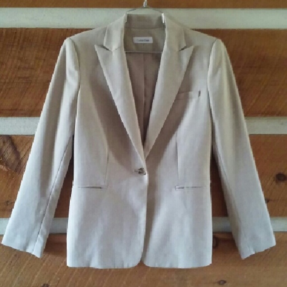 Calvin Klein Blazer Cream sz 2