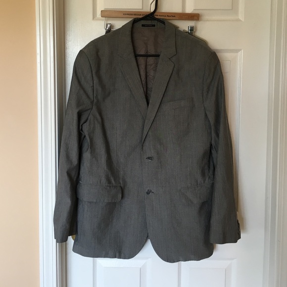 MENS Express Suit jacket 44R Grey stripe