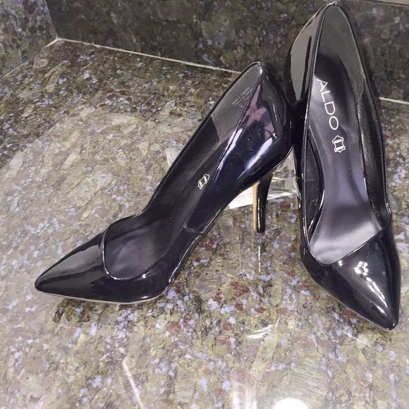 Black stiletto heels