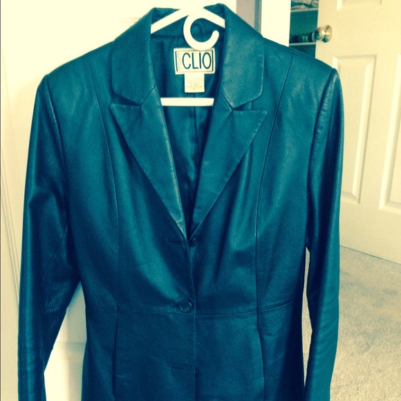 100% Premium Leather Clio jacket, size 8