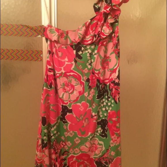 Lilly Pulitzer one shoulder dress