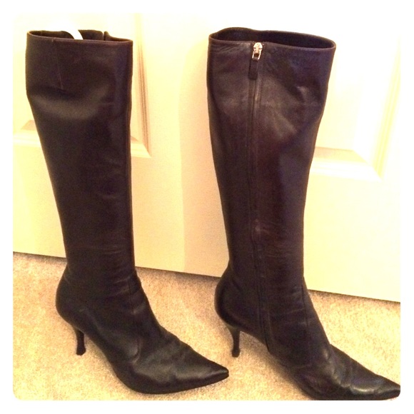 Sergio Rossi Chocolate Brown Boots