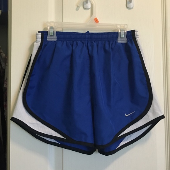 Blue nike shorts