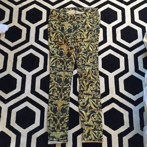 Printed skinny jeans