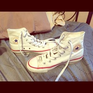 White high top converse