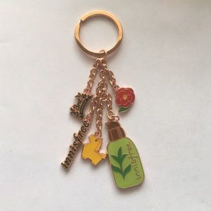 Rose gold Innisfree key chain