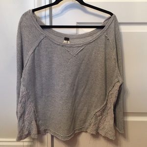 Free People Sweatshirt Tee