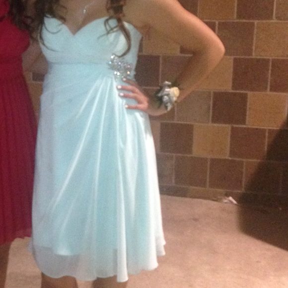 Blue dress
