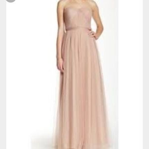 BNWT. Adrianna Papell evening gown in rose color.