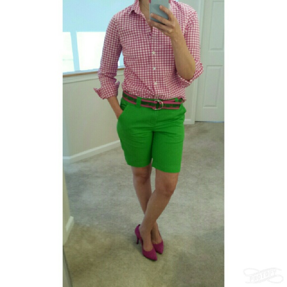 Lilly Pulitzer Pants - Lilly Pulitzer short and belt bundle