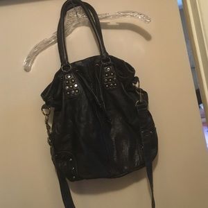 Studded Crossbody Bucket Bag