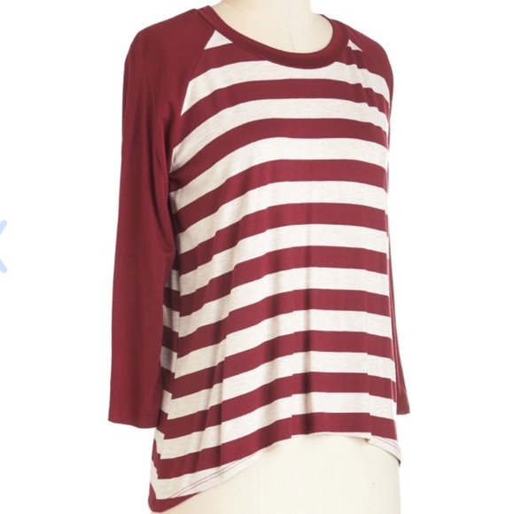 ModCloth Afternoon of Movies Top in Burgundy - Picture 2 of 4