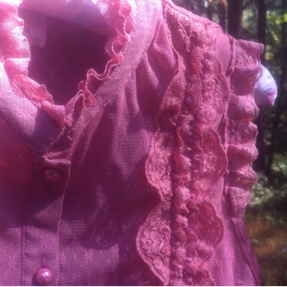 Breezy pink top