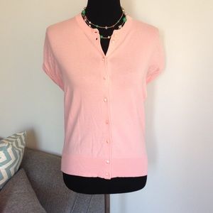 LOFT Peachy Pink Cardigan