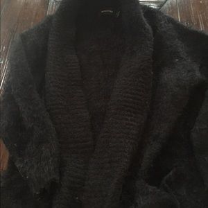 Cozy long black sweater