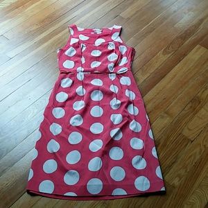 Pink Polka-dot Dress
