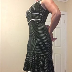 Sexy Marilyn Monroe style black and white dress