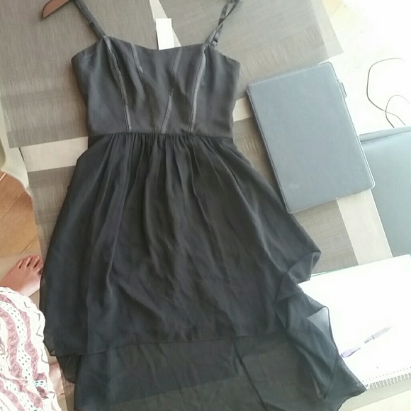 Black lace dress