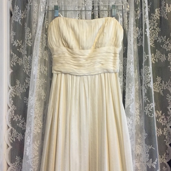 BCBG Classic White Wedding or Prom Dress