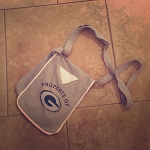 Green Bay Packers crossbody bag. Barely used.