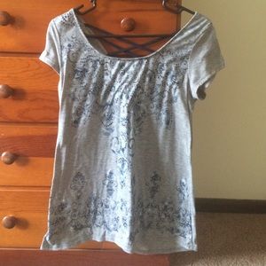 Criss-cross back t-shirt