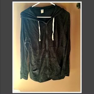 Lightweight maternity zip up