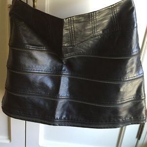 Pleather Skirt
