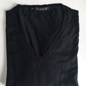 ||LOWEST|| Black V-neck pullover by Zara.