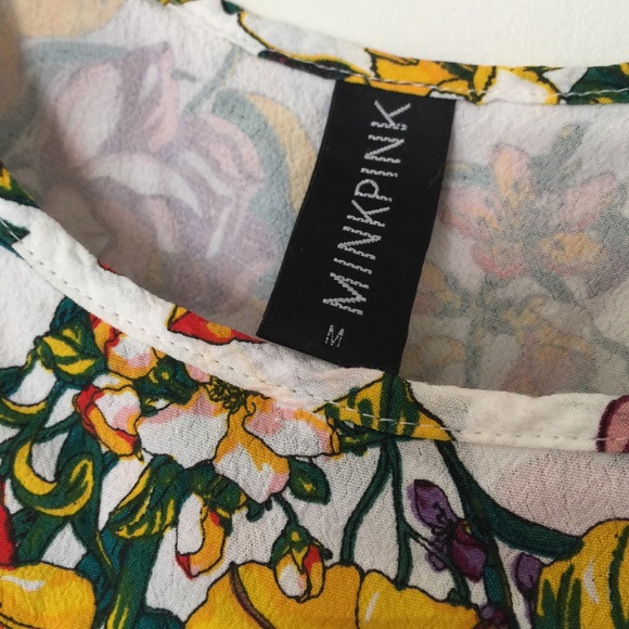 Minkpink tiered floral crop top - Picture 2 of 2