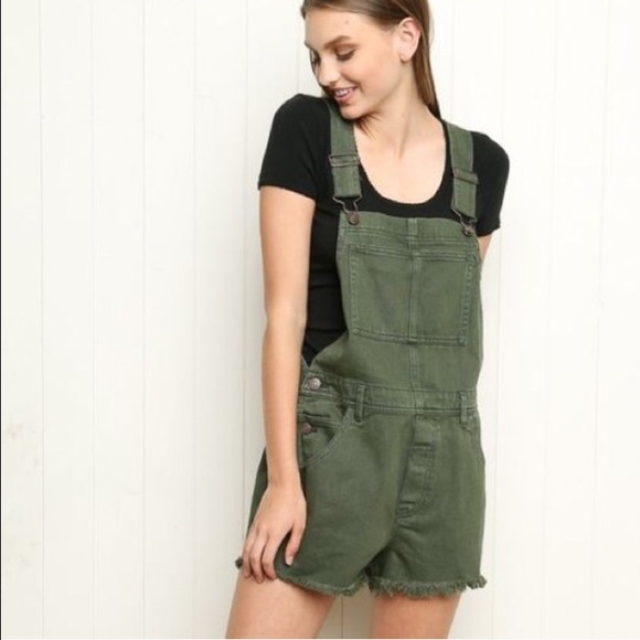 White brandy Melville overalls!