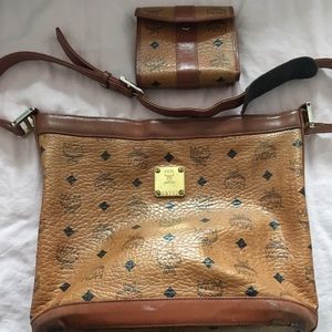 Vintage MCM purse and matching wallet👜