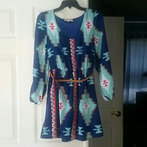 My Michelle brand tribal print spring dress